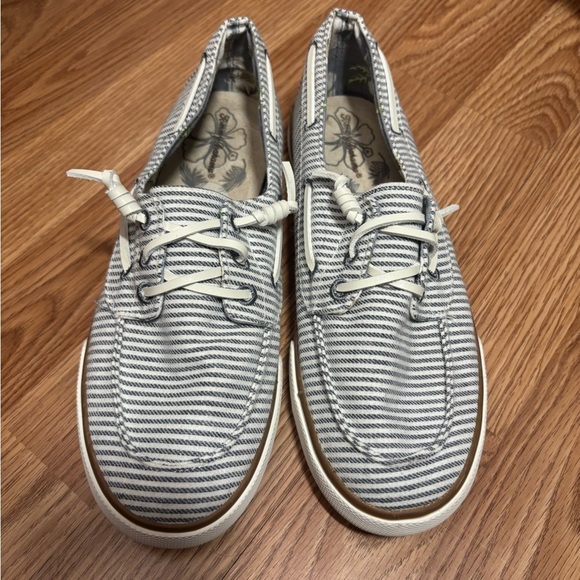 Tommy Bahama Shoes - Tommy Bahama Blue & White Striped Sneakers Size 10